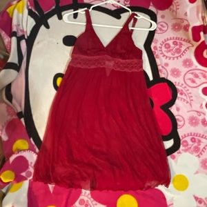 Burgundy lingerie top Sz M